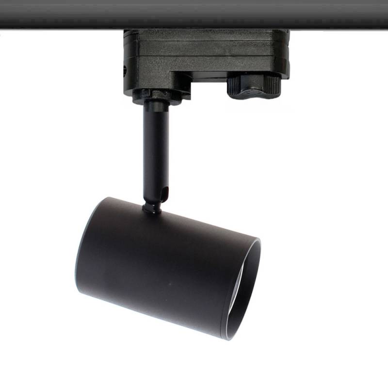 Foco carril LED RAIL COOK, 7W, negro, trifásico, Blanco neutro - XauenBatt Iluminación