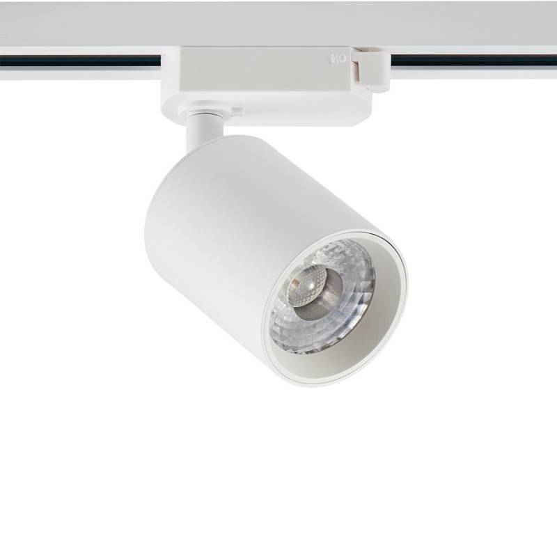 Foco carril Monofásico PIKE RAIL LED blanco 10W, 5-CCT, Triac regulable, 3000-4000-6000K - XauenBatt Iluminación