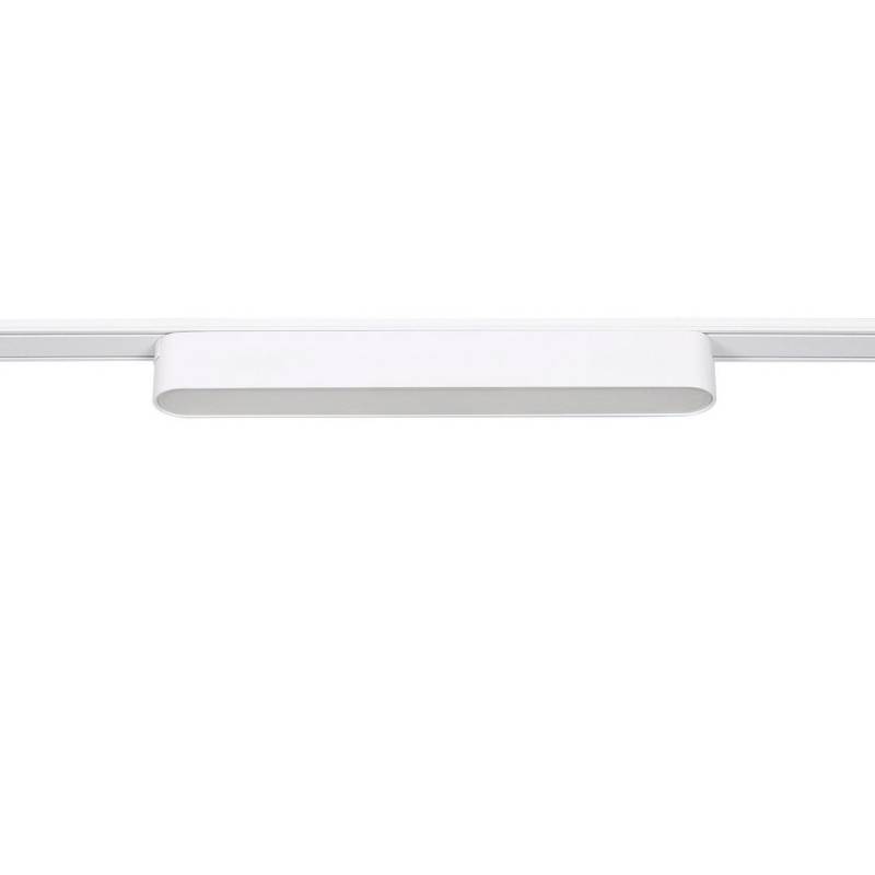 Foco carril SNOW SLIM 252mm 48V, 12W, 90º, blanco, Blanco cálido - XauenBatt Iluminación