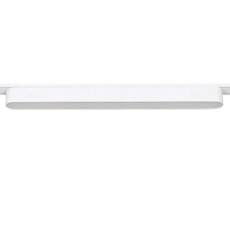 Foco carril SNOW SLIM 378mm 48V, 18W, 90º, blanco, Blanco cálido - XauenBatt Iluminación