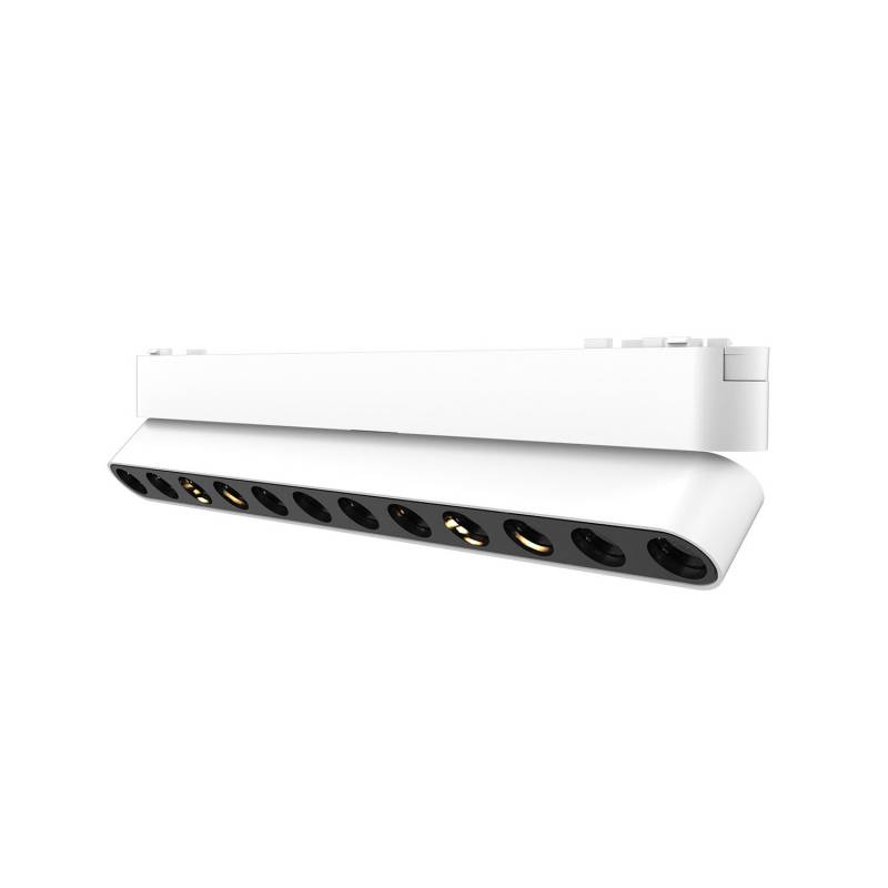 Foco carril SNOW SLIM 252mm Basculante 48V, 12W, 24º, blanco, Blanco cálido - XauenBatt Iluminación