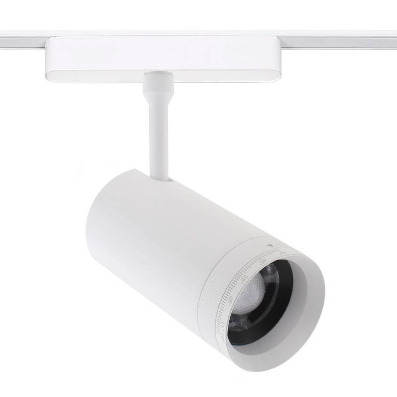 Foco carril SPOT SLIM 48V, 18W, 10-55º ajustable, blanco, Blanco cálido - XauenBatt Iluminación