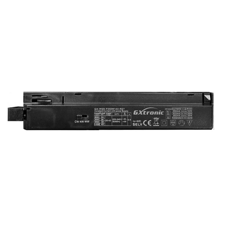 Driver LED ROMA/SAMOS, 40W-34W, negro, monofásico - XauenBatt Iluminación