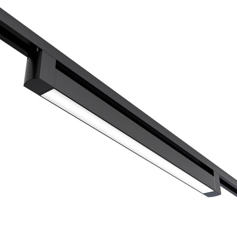 Foco carril LINEAL NING RAIL 600, 24W, negro, Blanco neutro - XauenBatt Iluminación