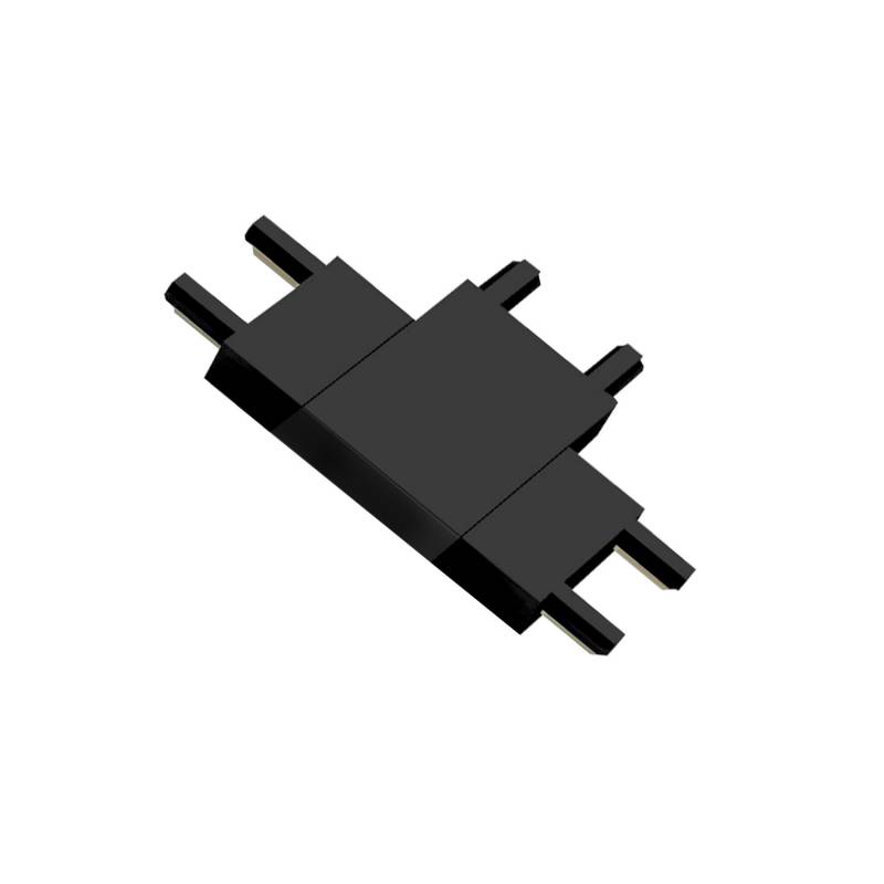 Conector T Carril SLIM 48V, negro - XauenBatt Iluminación