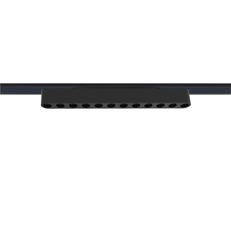 Foco carril SNOW SLIM 252mm 48V, 12W, 24º, UGR16, negro, Blanco cálido - XauenBatt Iluminación