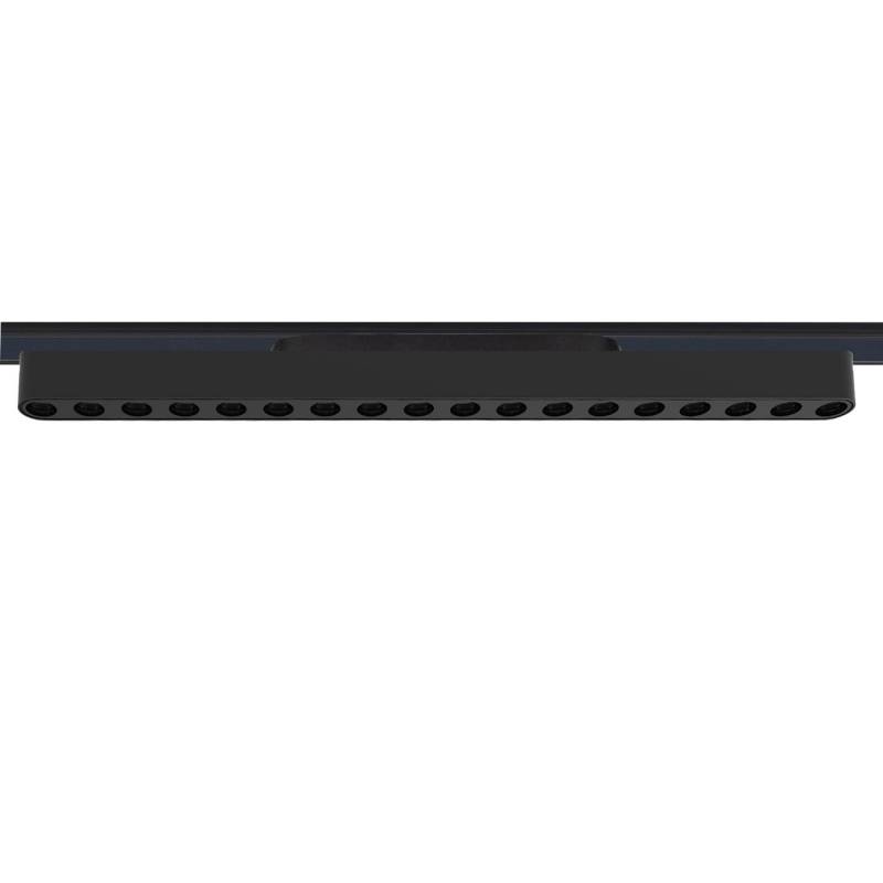 Foco carril SNOW SLIM 378mm 48V, 18W, 24º, UGR16, negro, Blanco cálido - XauenBatt Iluminación