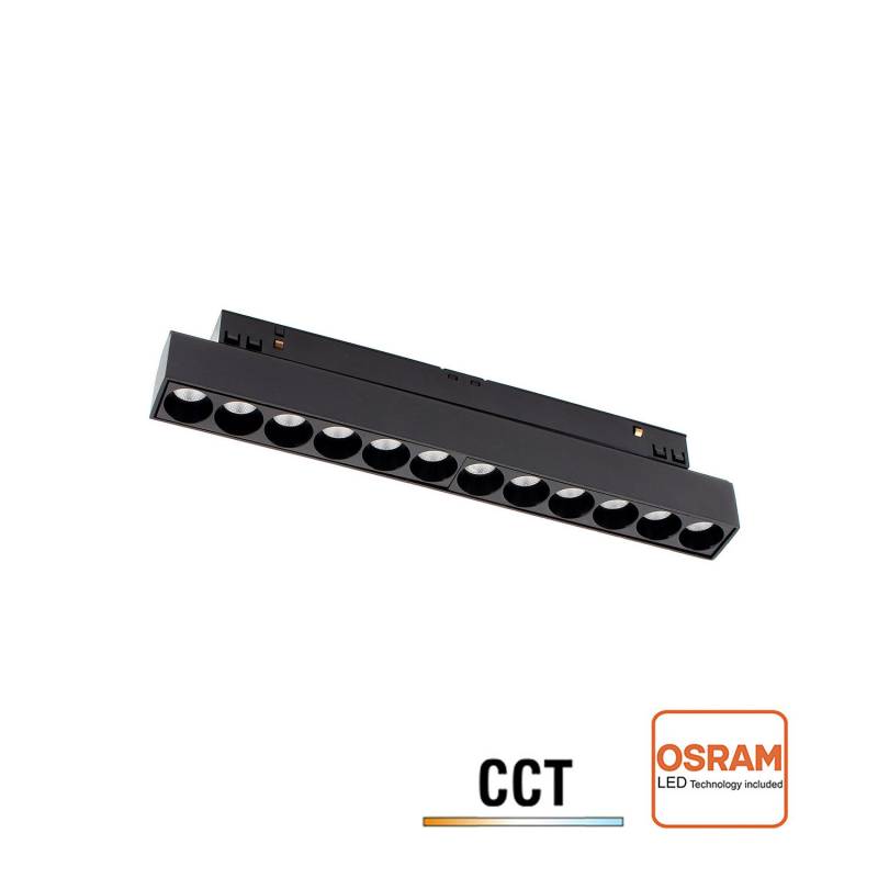RAIL GRILLE 220mm, 12W, APP, CCT, 3000-4000-6000K - XauenBatt Iluminación
