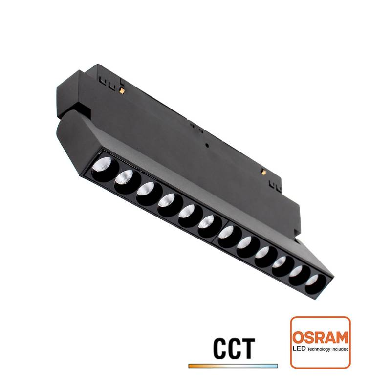 RAIL FOLDING 220mm, 12W, APP, CCT, 3000-4000-6000K - XauenBatt Iluminación