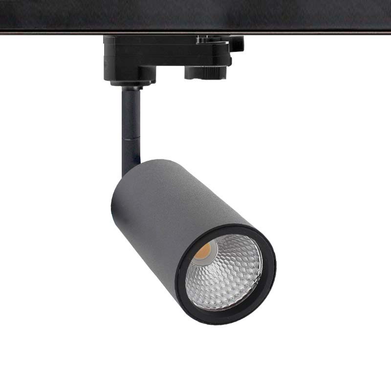 Foco carril Monofásico mini CRONOLUX RAIL LED negro 9W, Blanco cálido - XauenBatt Iluminación