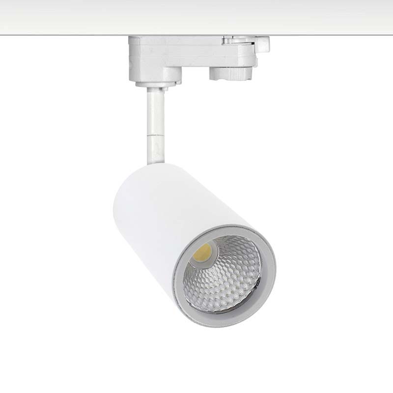 Foco carril Monofásico mini CRONOLUX RAIL LED blanco 9W, Blanco frío - XauenBatt Iluminación