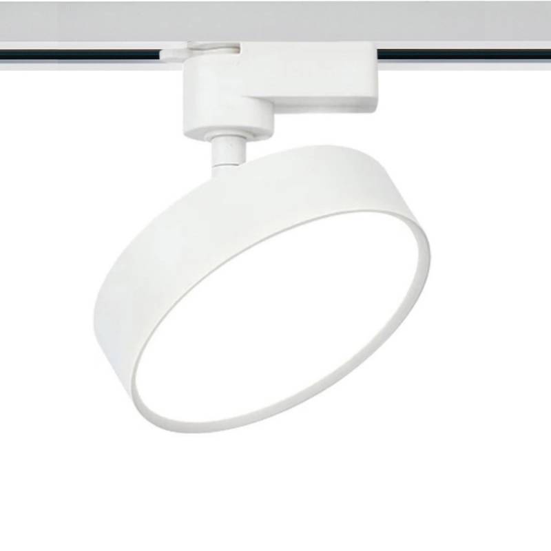 Foco LED KAST carril monofásico, 24W, blanco, Blanco neutro - XauenBatt Iluminación