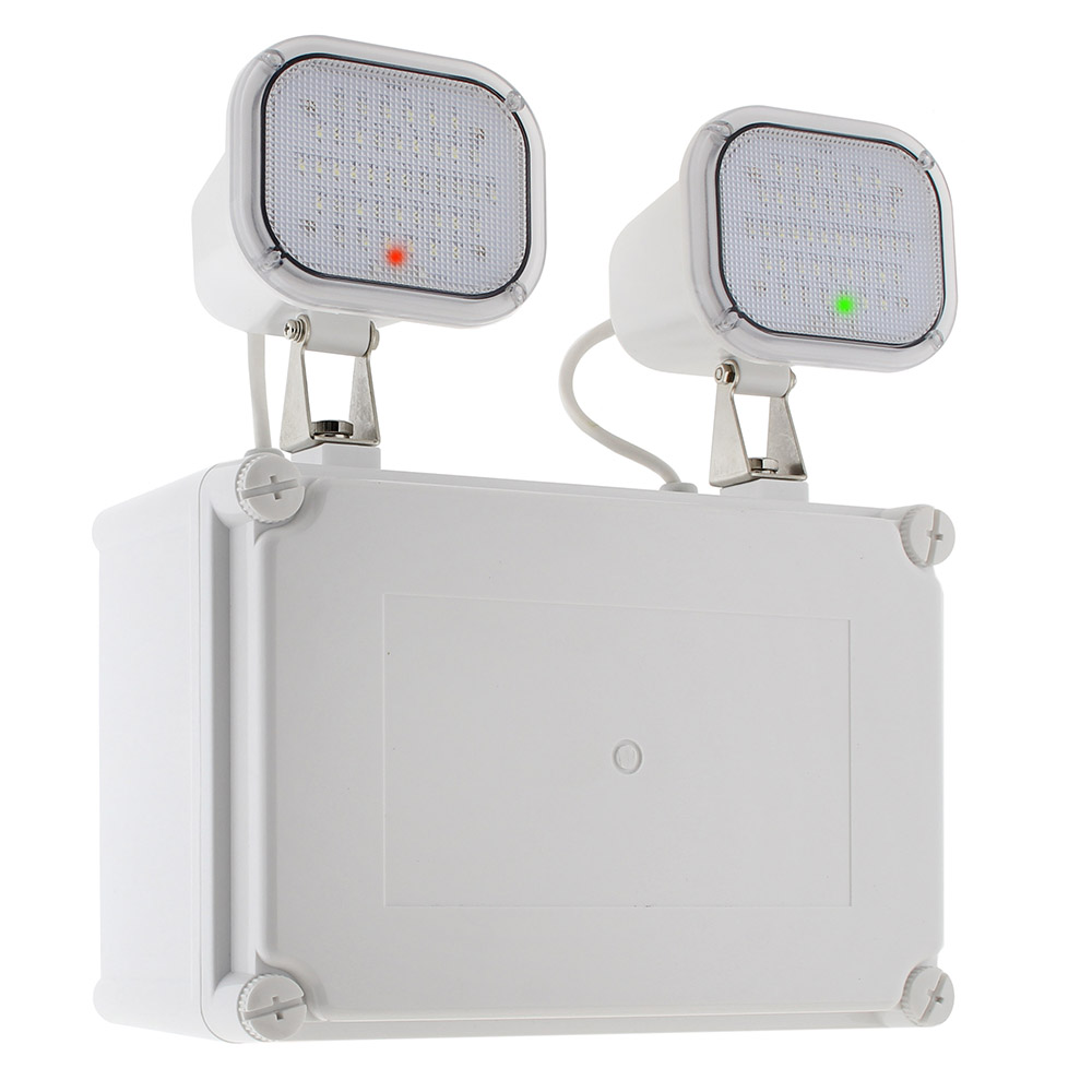 Luz de emergencia LED KROLUX AUTO-TEST, Estanca IP65, Industrial, Blanco frío - XauenBatt Iluminación