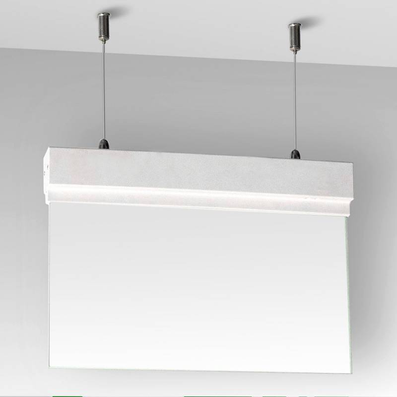 Luz de emergencia LED SIGN Suspendida Transparente SL2, Blanco frío - XauenBatt Iluminación
