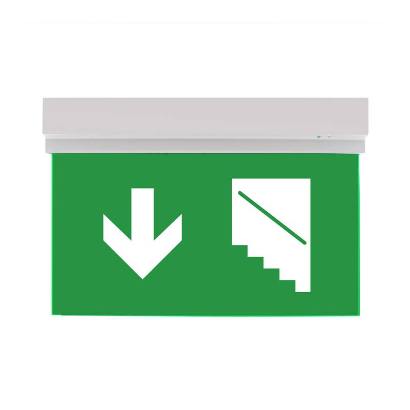 Luz de emergencia LED SIGN Superficie SL103, Blanco frío - XauenBatt Iluminación