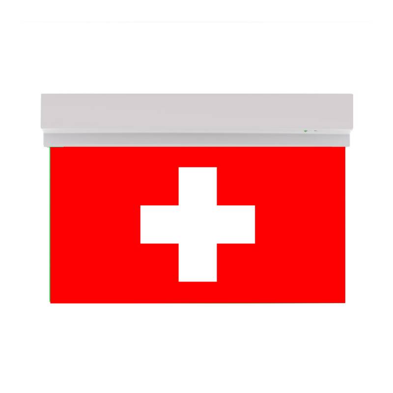 Luz de emergencia LED SIGN Superficie SL104, Blanco frío - XauenBatt Iluminación