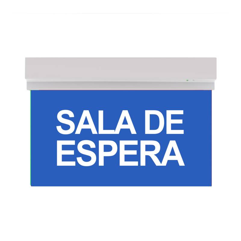 Luz de emergencia LED SIGN Superficie SL109, Blanco frío - XauenBatt Iluminación