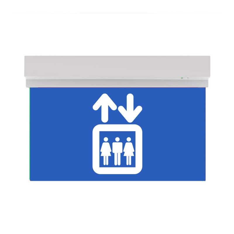 Luz de emergencia LED SIGN Superficie SL110, Blanco frío - XauenBatt Iluminación