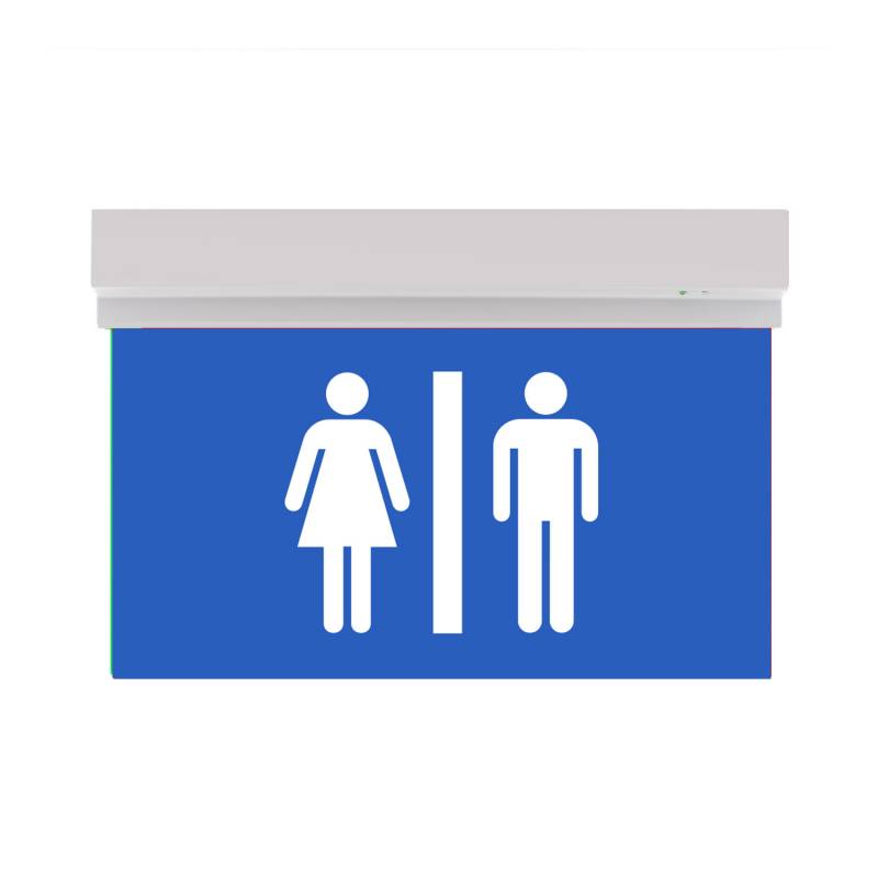 Luz de emergencia LED SIGN Superficie SL111, Blanco frío - XauenBatt Iluminación