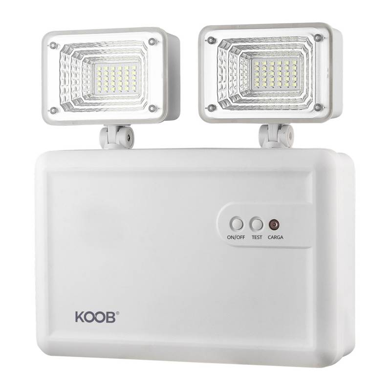 Luz de emergencia LED ROMLUX, Estanca IP65, Industrial, Blanco frío - XauenBatt Iluminación