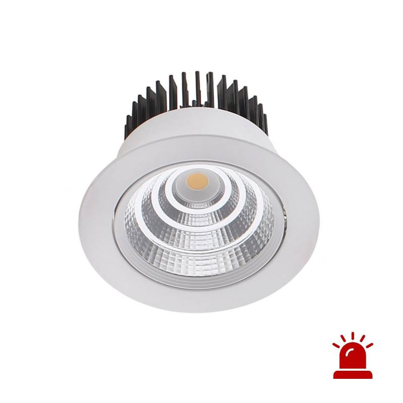 Luz de emergencia LED KOL, 12W, Permanente / No permanente, Blanco cálido - XauenBatt Iluminación