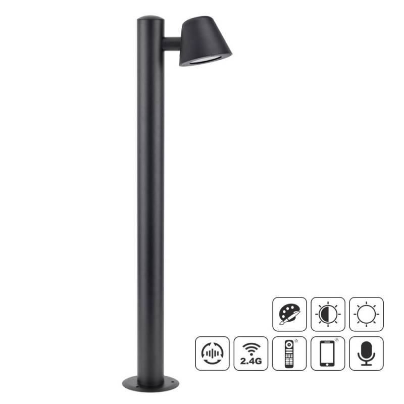 Farola de jardín Led BOL, 7W, RGB+CCT, 70cm, RGB + Blanco dual, regulable - XauenBatt Iluminación