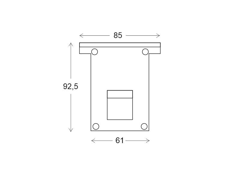 Balizas Led exterior 10202-24 esquema