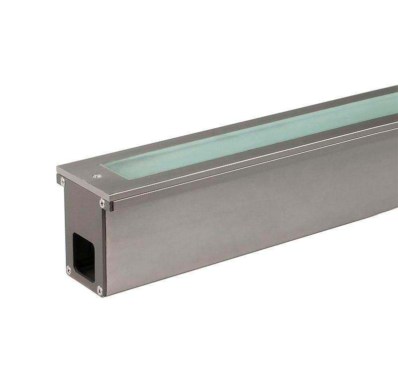 Baliza Led para empotrar UNDERLINE FRAME RGB DMX, 10W, IP67, IK09, 1m, RGB - XauenBatt Iluminación
