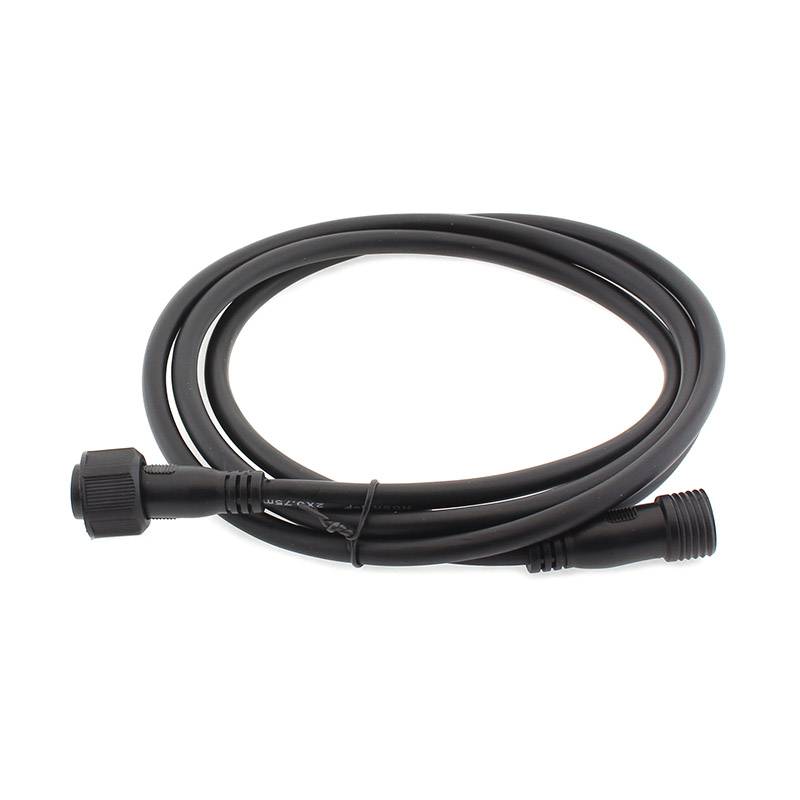 Cable extensión 5 Pinx0,5mm, 200cm, IP67, negro - XauenBatt Iluminación