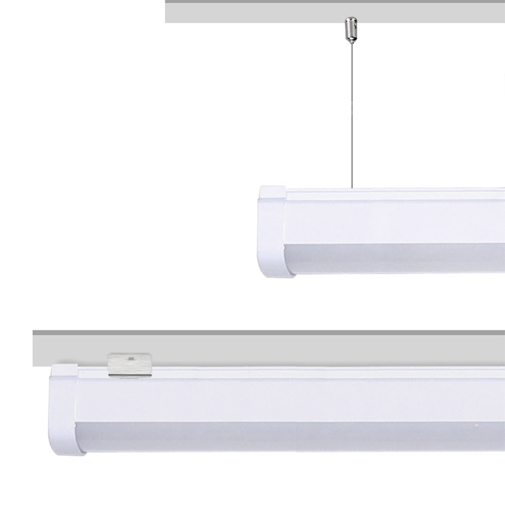 LED lineal, suspendido o superficie, 18W, RGB+CCT, RF, Alexa, SINC. 1m, RGB + Blanco dual, regulable - XauenBatt Iluminación