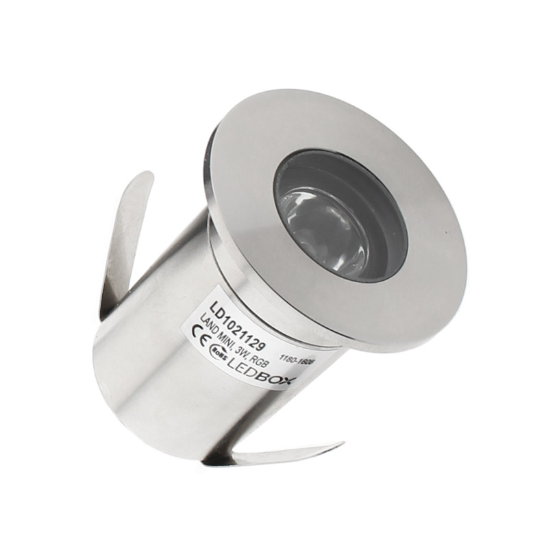 Foco Led sumergible LAND MINI, DC12V, 3W, RGB, IP68 (RGB/V+), RGB - XauenBatt Iluminación