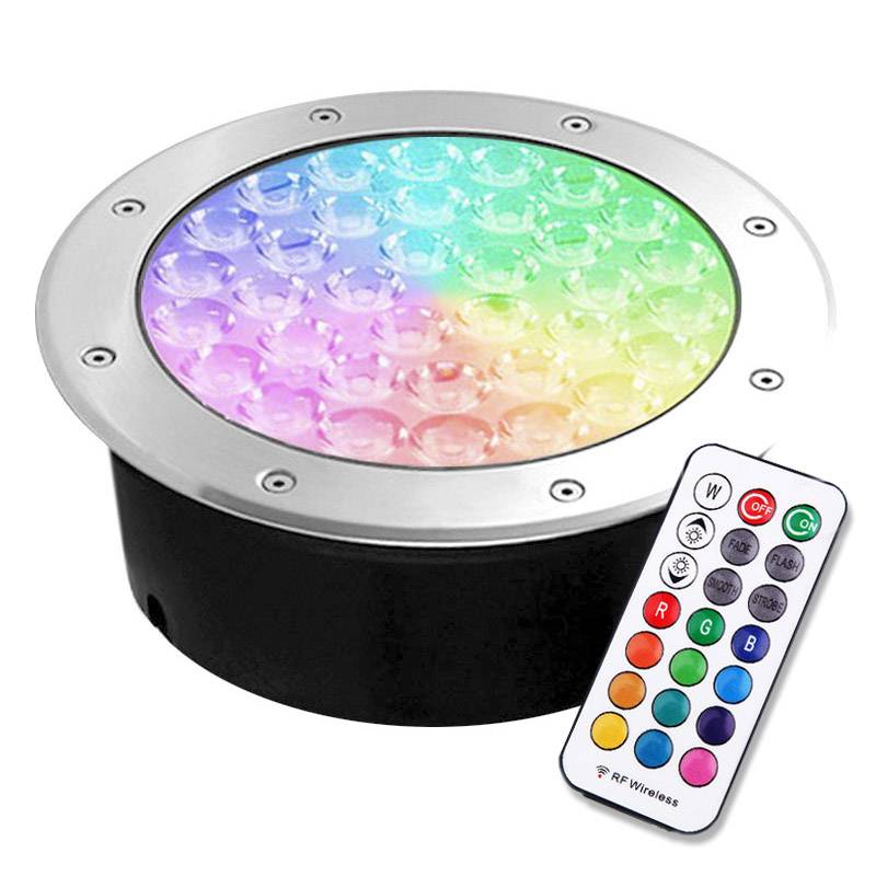 Foco empotrable FOKUA LED 24W, RGB, RF, RGB, regulable - XauenBatt Iluminación