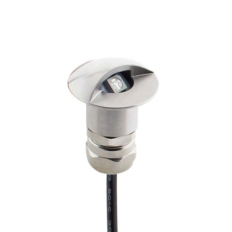 Foco POD LED 1W, RGB, IP67 Acero inox, RGB - XauenBatt Iluminación