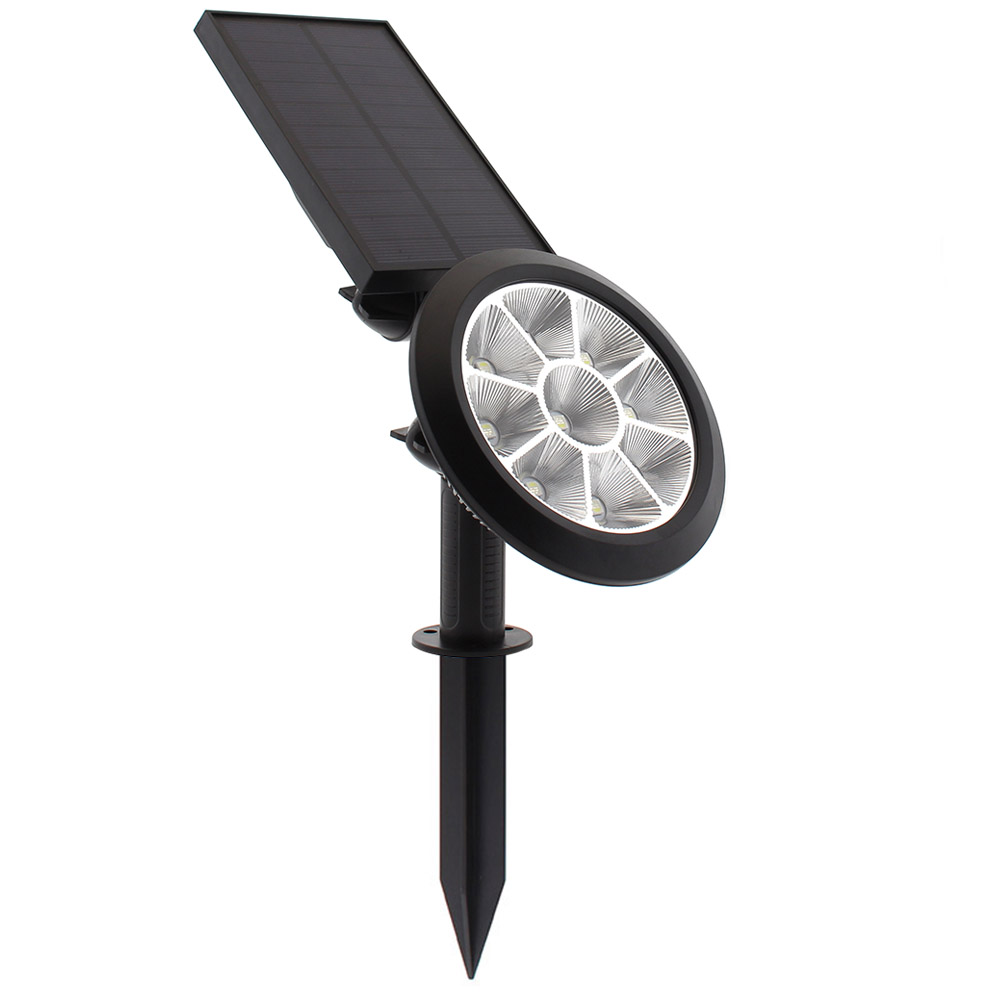 Foco de jardín Solar STREET RGB+W, RGB + Blanco frío - XauenBatt Iluminación