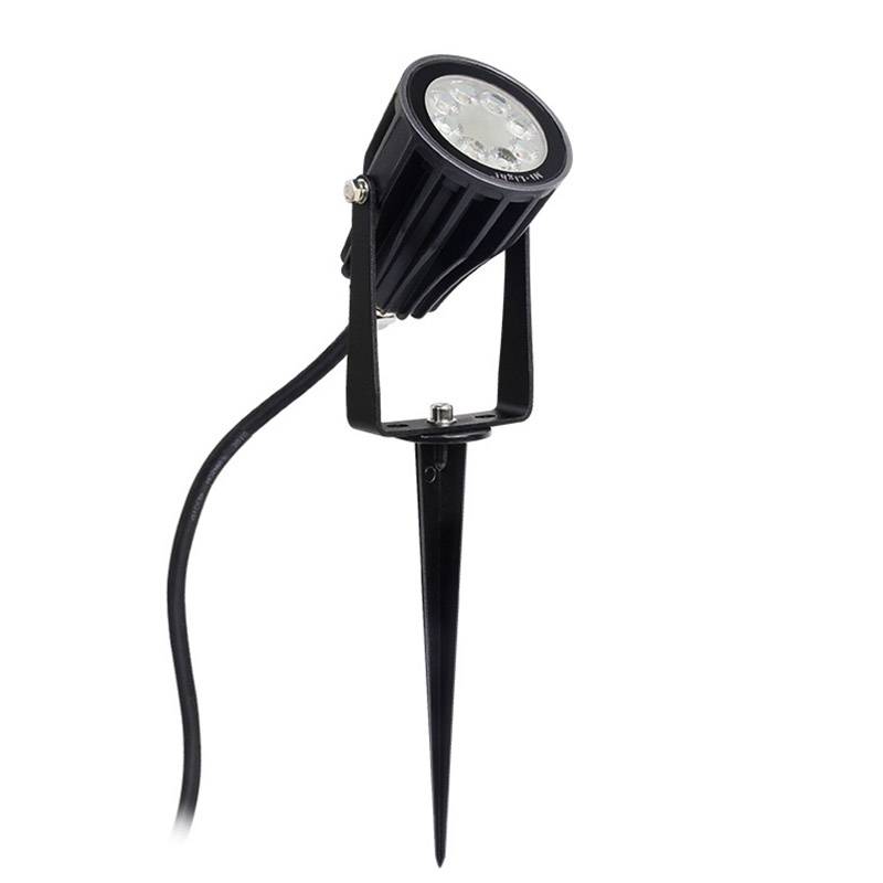 Foco jardín RGB+CCT, 6W, 2.4G RF, RGB + Blanco dual, regulable - XauenBatt Iluminación