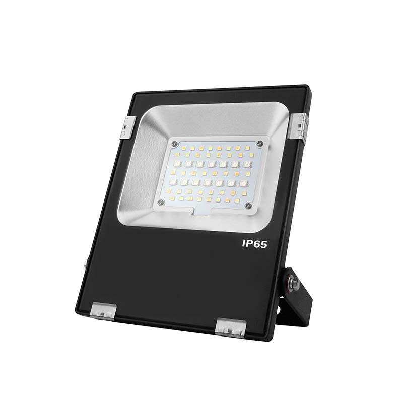 Proyector RGB+CCT Nichia Led, 20W, RF, RGB + Blanco dual, regulable - XauenBatt Iluminación