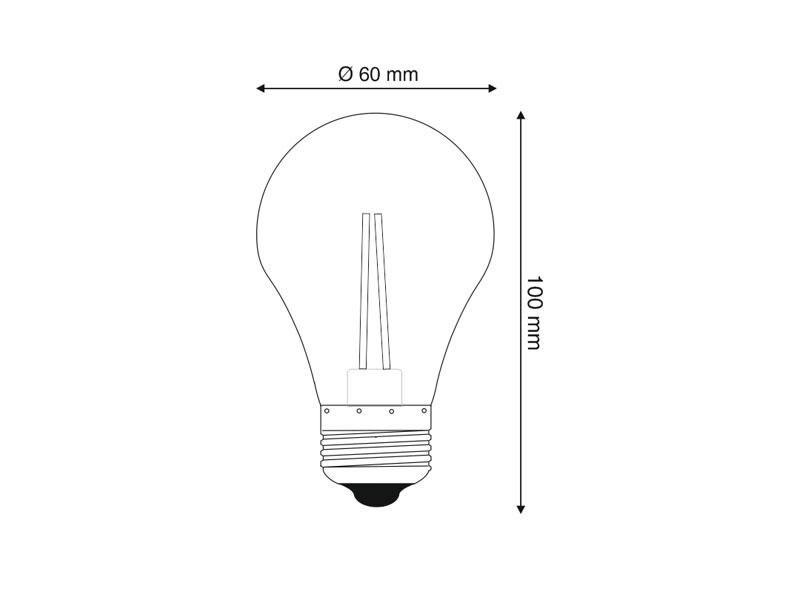 Bombillas Led E27 10305-36 esquema