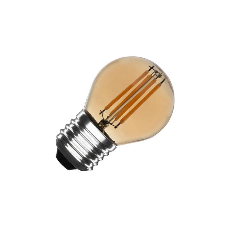 Bombilla Led E27 COB filamento 4W, Small Gold, Blanco cálido 2700K - XauenBatt Iluminación