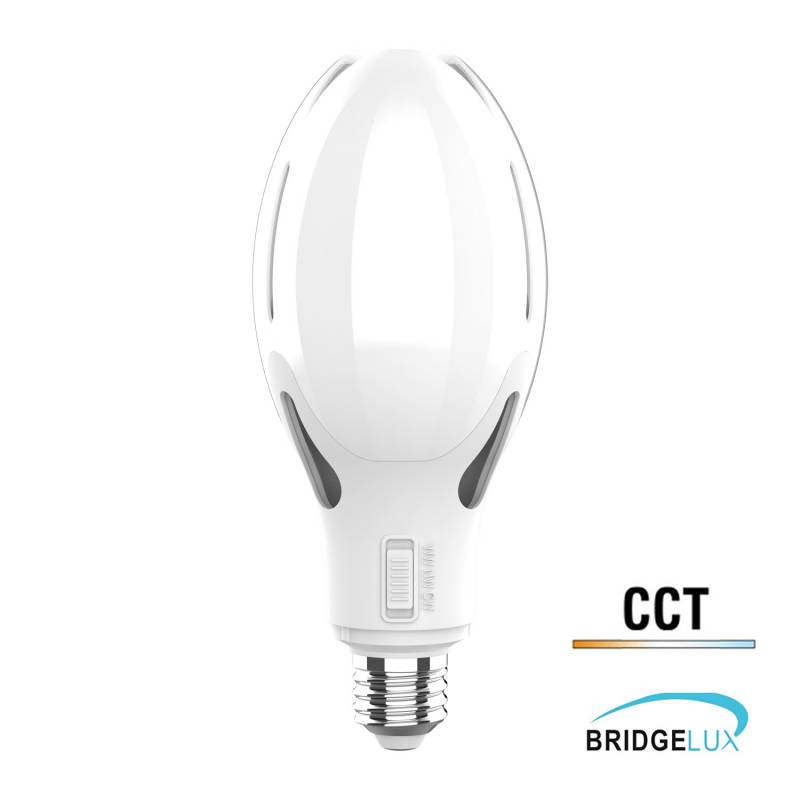 Bombilla LED STREET E27, Chip Bridgelux, 40W, 3CCT, 3000-4000-6000K - XauenBatt Iluminación