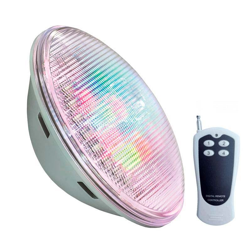 Lámpara LED PAR56 RGB para piscinas, G53, 45W, Acero inox.ext., RGB - XauenBatt Iluminación