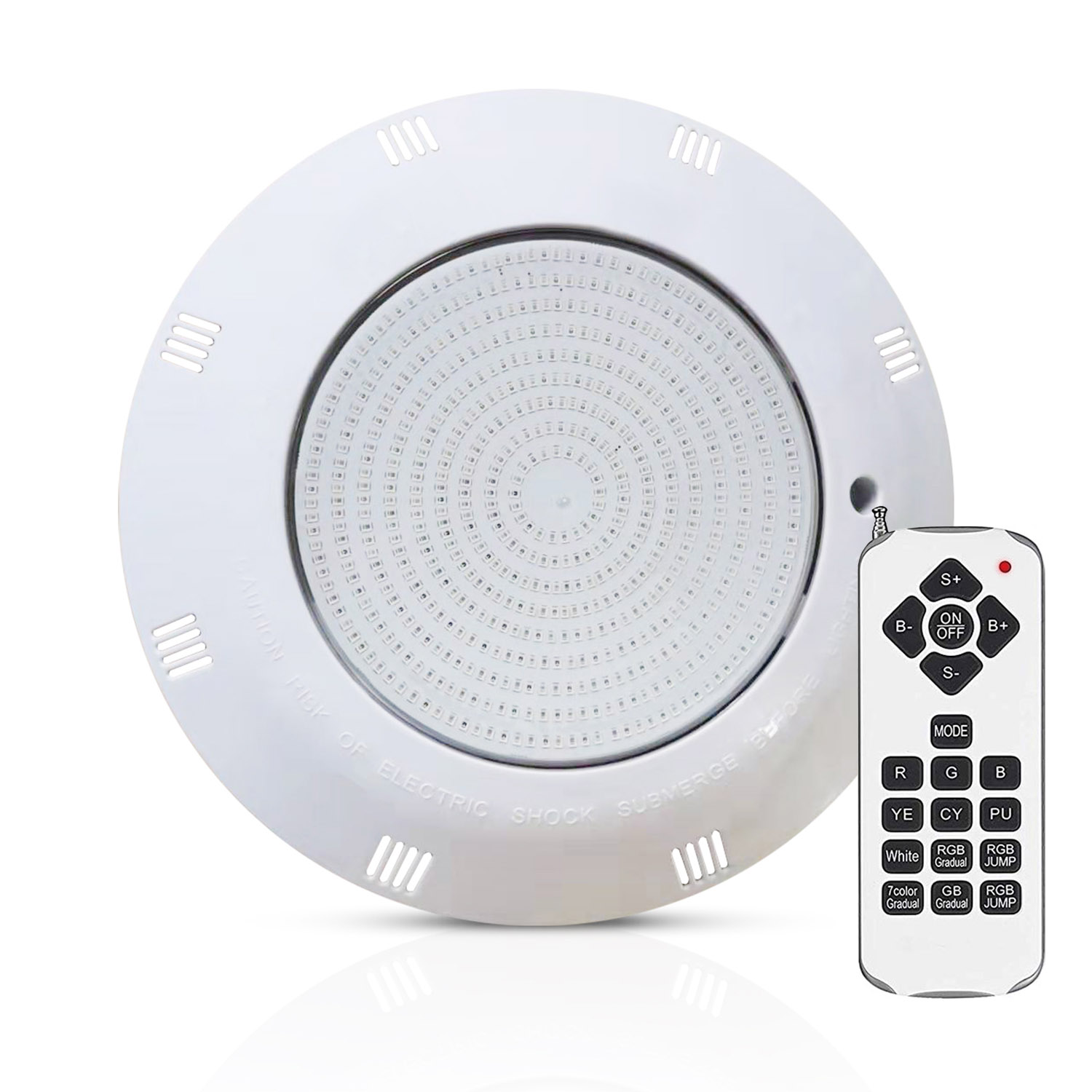 Lámpara LED RGB+4000K para piscinas, 35W, Superficie, RGB + Blanco neutro, regulable - XauenBatt Iluminación