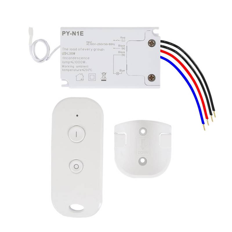 Mando a distancia RF + controlador ON/OFF AC100-250V - XauenBatt Iluminación