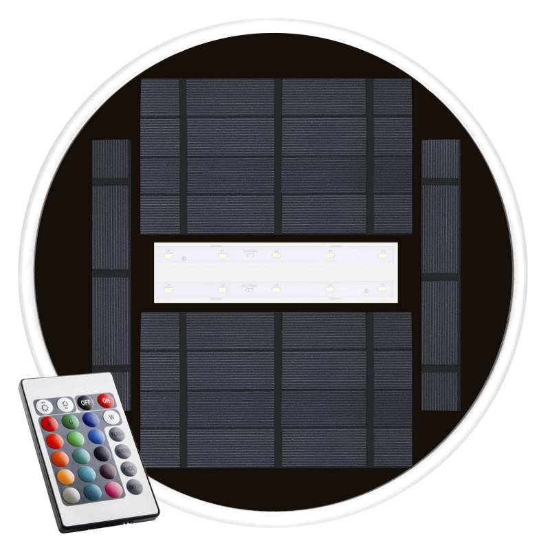 Lámpara LED SOLAR para piscinas Ø309mm, IP68, 36*02W, RGB, RGB - XauenBatt Iluminación