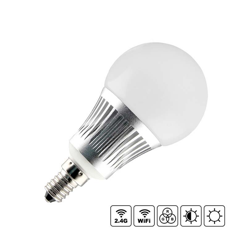 Bombilla LED WiFi E14 Bulb 5W RGB+CCT, RGB + Blanco dual, regulable - XauenBatt Iluminación