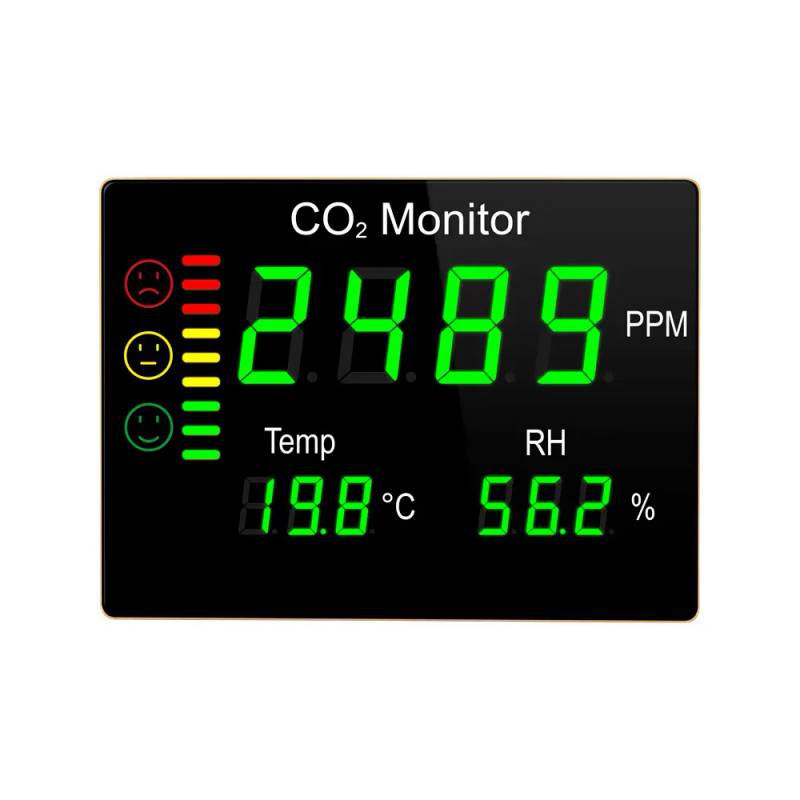 JUMBO Medidor de CO2, temperatura y humedad - XauenBatt Iluminación