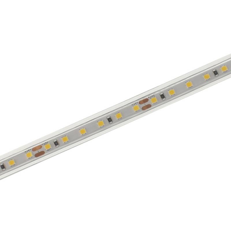 Tira LED Monocolor SMD2835, DC24V, 1 metro (120Led/m), 10W, IP66, Ambar - XauenBatt Iluminación