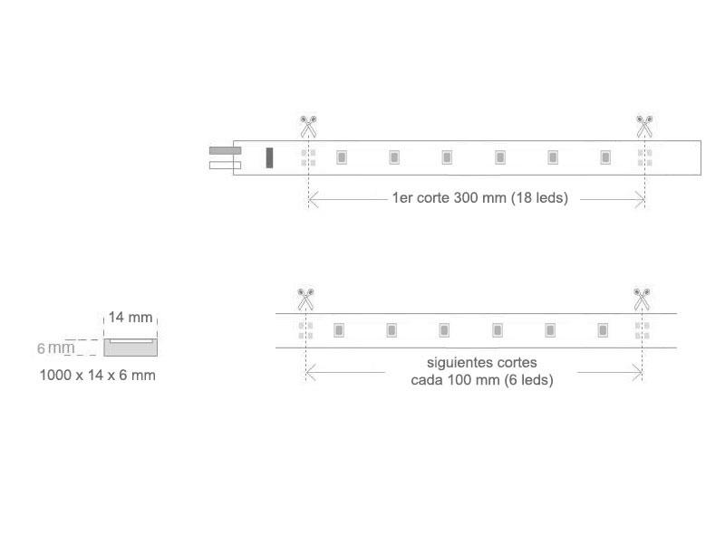 Tiras de Led 10501-27 esquema