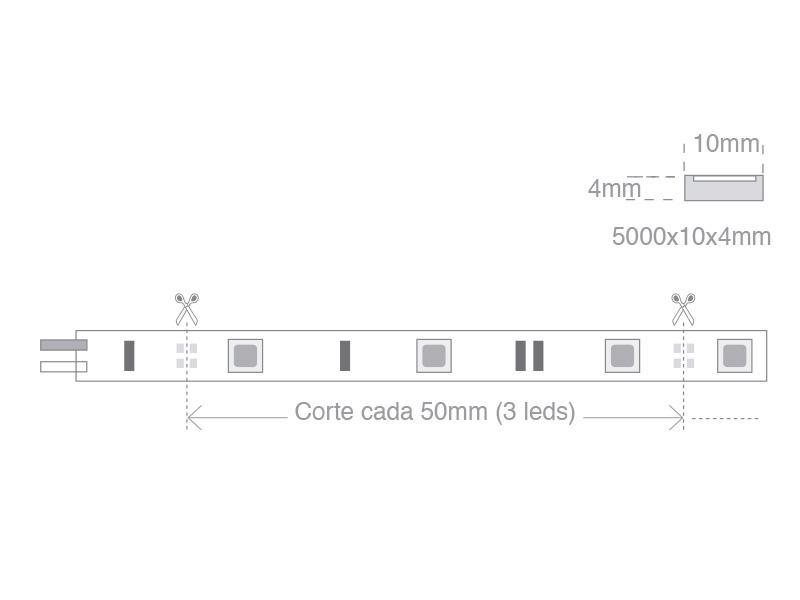 Tiras de Led 10501-34 esquema