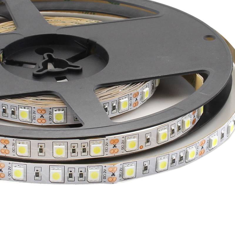 Tira LED Monocolor HQ SMD5050, DC12V, 5m (60 Led/m), 72W, IP20, Rojo - XauenBatt Iluminación