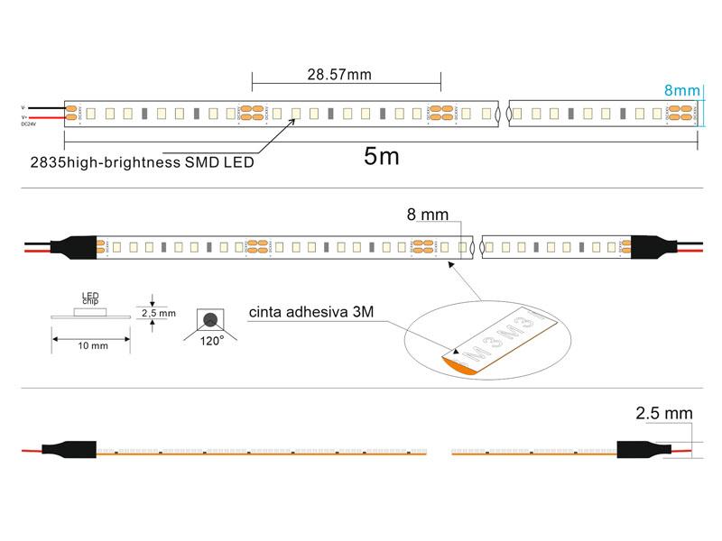 Tiras de Led 10501-54 esquema